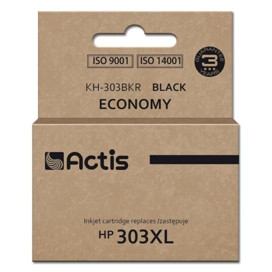 Erstatningspatroner Actis KH-303BKR Sort