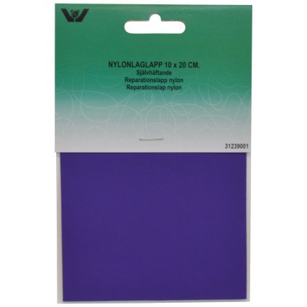 Vj Green Reparasjonslapp Selvklebende Nylon Lilla 10x20 cm 1 stk
