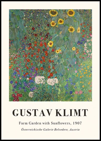 Farm Garden with Sunflowers Plakat Plakat / 40x50cm Farm Garden with Sunflowers Plakat Plakat / 40x50cm