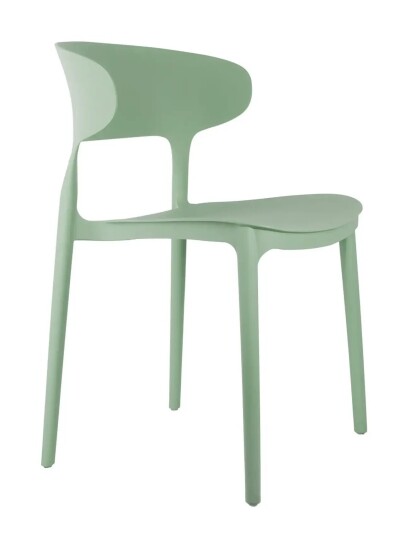 Leitmotiv Dining Chair Fain Green H75CM Leitmotiv Dining Chair Fain Green H75CM