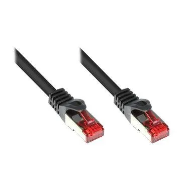 Rns® Patchkabel Med Låsebeskyttelse Kat. 6 S/Ftp Pimf Pvc 250Mhz Svart 3M Gode Tilkoblinger (8060-030S)