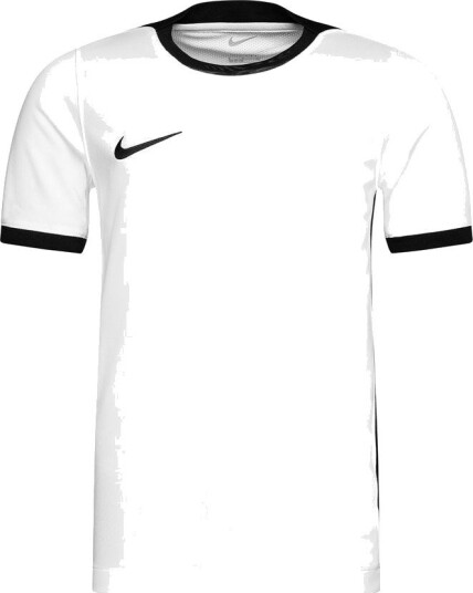 Nike Trenings T skjorte Dri fit Challenge Iv   Hvit/svart Barn størrelse S: 128 137 cm