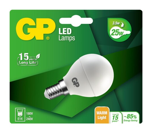 GP Batteries Ledpære Led Mglobe E14 GP Batteries Ledpære Led Mglobe E14