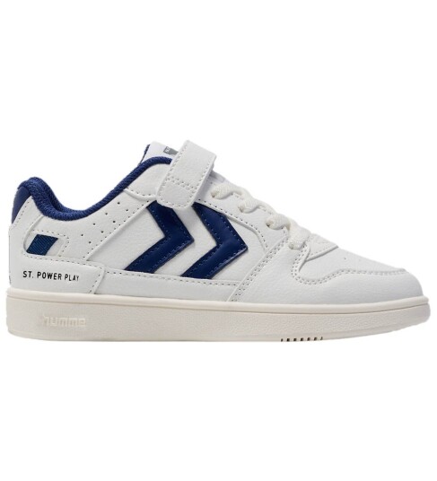 Hummel White/Blue St Power Play Jr Sneakers 26