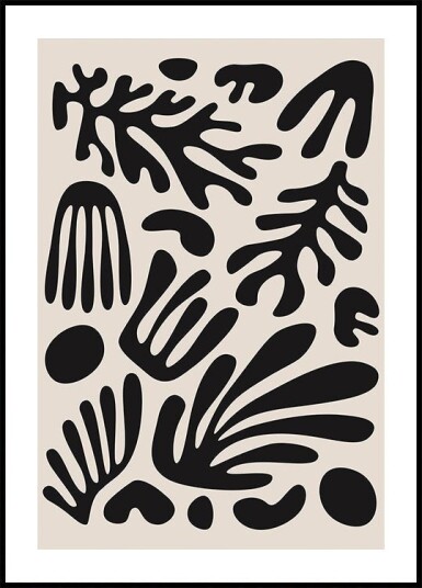 Henri Matisse Black Algae Collection #3 Plakat Plakat / 21x30cm Henri Matisse Black Algae Collection #3 Plakat Plakat / 21x30cm