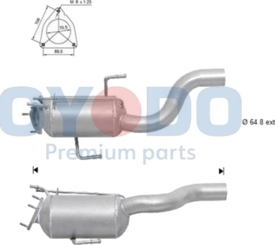 Oyodo 20N0040-OYO Partikkelfilter