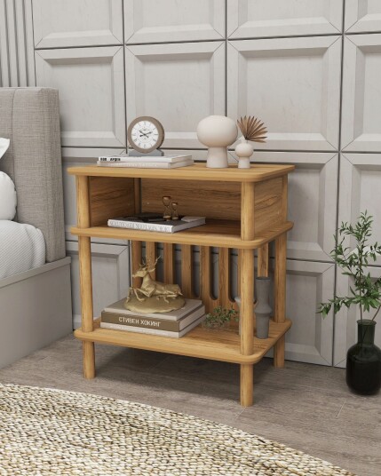 Antigua Sidebord 58 cm - Eik