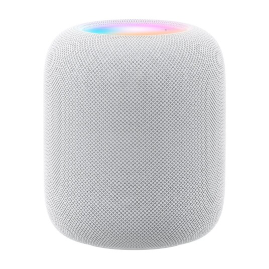 Apple HomePod 2. Generasjon Smart Høyttaler med Wi-Fi og Bluetooth Hvit