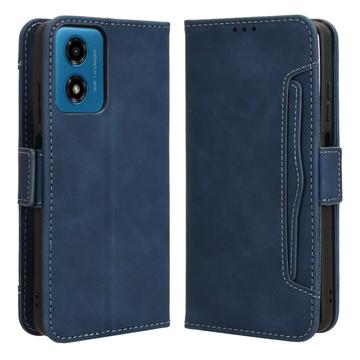 Motorola Moto G24 Power/G04/E14 Lommebok-deksel med Kortholder Blĺ