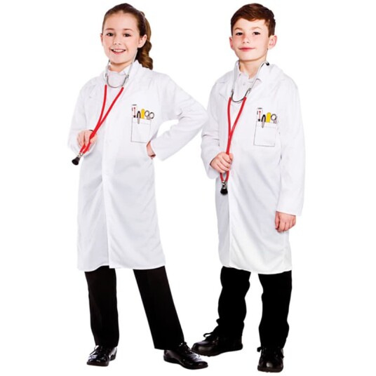 Wicked Costumes Ltd Hvit Legefrakk 5-7 år