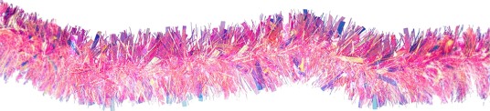 Hisab Joker Glittergirlander Rosa 96250