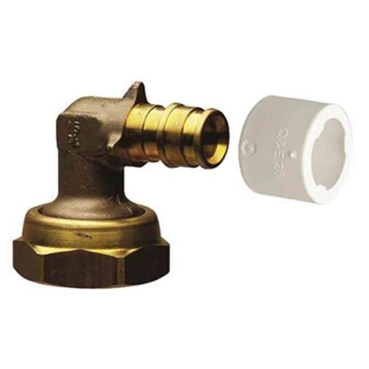 Uponor 1870186 Vinkel 20 x 15 med løpemutter Installasjon