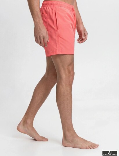 Jack & Jones Jpstmaui Tropic Solid Swim Shorts Reg Sn Coral S