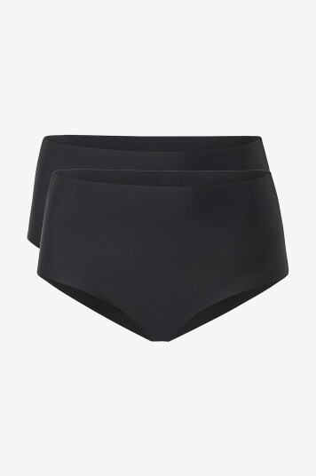 Zizzi Hipstertruser lDaphne Brief 2 pakning Svart