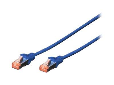 Digitus 10 m Cat6 S/FTP Koblingskabel Blå RAL 5017