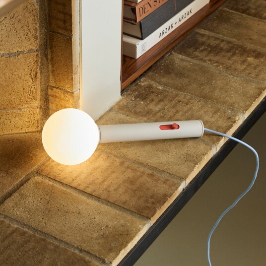 Vegglampe Hübsch Talk dimmbar Grå Metall Moderne 30 Grå