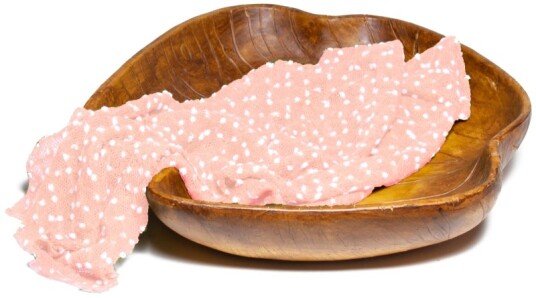 Sjal - Mønstret - 50x75 cm - Blush Rosa