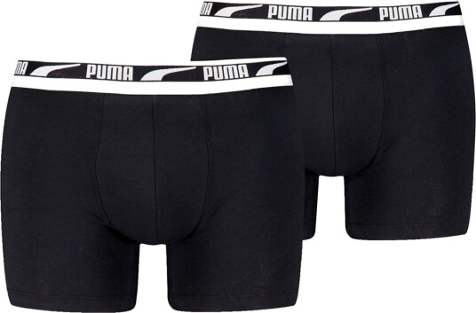 Puma Boxershorts 2 pack Everyday Multi Logo Svart Puma Medium Boxershorts