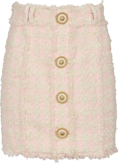 Balmain Dame Skjørt Rosa S,