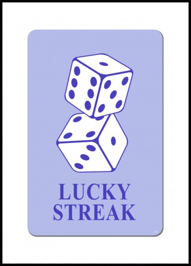 Lucky Streak Dice Plakat / 40x50