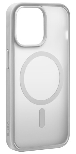 Puro Gradient MagSafe Mobildeksel til iPhone 15 Pro Max Sølv