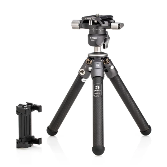 Benro SpiderMan TablePod Tripod Kit Med kulehode QR-plate og telefonadapter Benro SpiderMan TablePod Tripod Kit Med kulehode QR-plate og telefonadapter