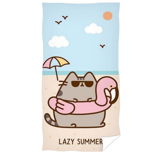 Pusheen Lazy Summer Beach Towel