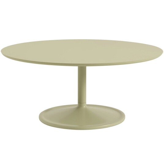 Muuto Soft Salongbord Laminert Ø95 cm Laminat Beige Green