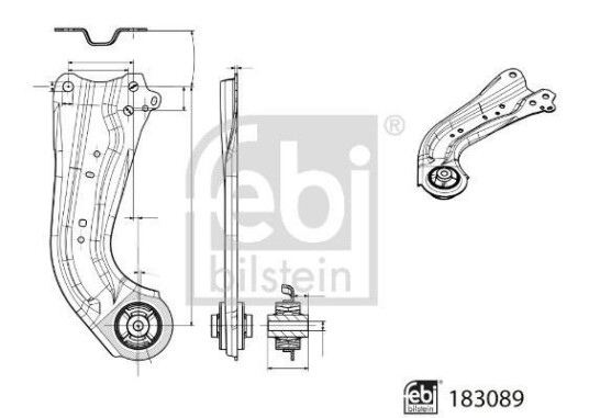 Bærearm FEBI BILSTEIN 183089