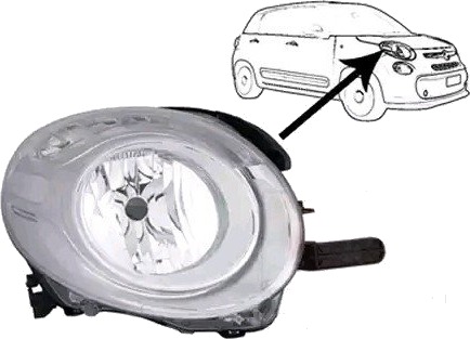 VAN WEZEL 1609964 Frontlykter
