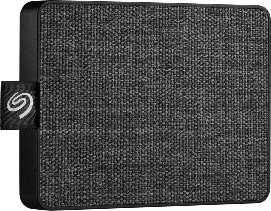 Seagate One Touch bærbar SSD, 500 GB (sort)