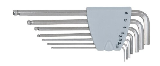 Ks Tools 964.0415, 7 Stykker, Rustfritt Stål, Din Iso 2936, 118 G
