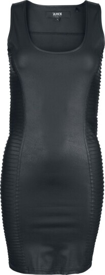 Black Premium by EMP Kort kjole   Essential Faux Leather Kjole   S til XXL   Damer   svart
