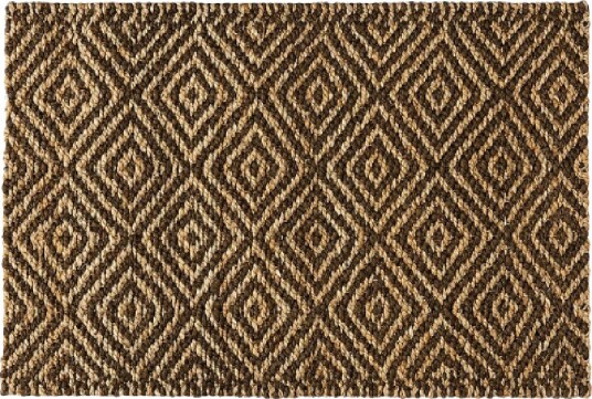 Deco Nord Gåsöga dørmatte 60x90 cm Nature/Cocoa