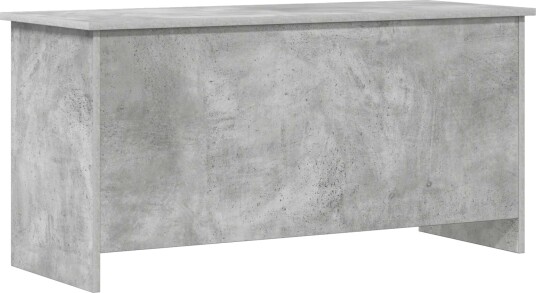 vidaXL Oppbevaringskiste Betonggrå 100 x 40 x 50 cm Konstruert tre