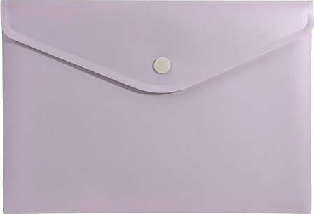 Biurfol A5 Perm/Mappe Med Trykklås Pp Soft Touch Rosa