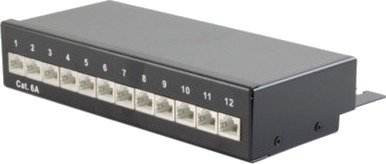 S/Conn 75076 Rj 45 Cat6a Sort 212 Mm 45 Mm 130 Mm