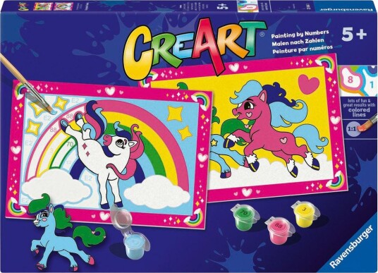 Ravensburger CreArt Mal etter nummer 5+ år Enhjørning