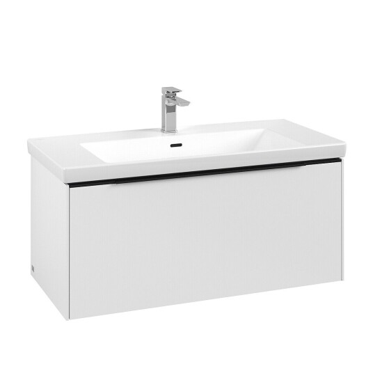 Villeroy & Boch  Subway 3.0 Servantskap m/1 skuff 973x429x478 mm Hvit Matt