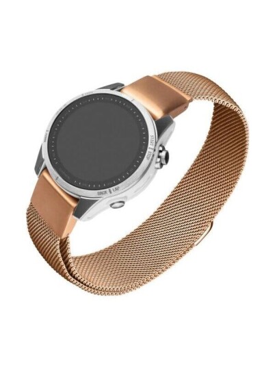 FIXED Mesh Strap for Garmin QuickFit 20mm Rose Gold