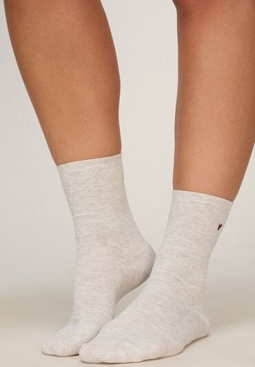 Hunkemöller Sokker 3 Pair Cotton Hvit