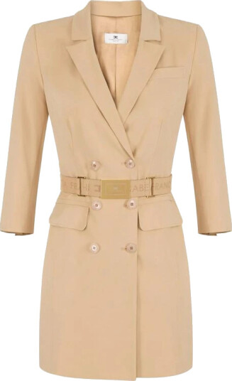 Elisabetta Franchi Dame Kjoler Beige M,