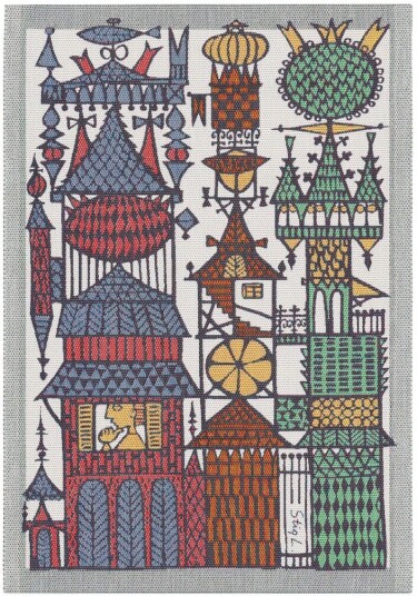 Ekelund Linneväveri Stadssaga kjøkkenhåndkle 35x50 cm. Multi Ekelund Linneväveri Stadssaga kjøkkenhåndkle 35x50 cm. Multi