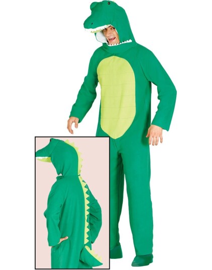 Grønt Krokodillekostyme Unisex Grønt Krokodillekostyme Unisex