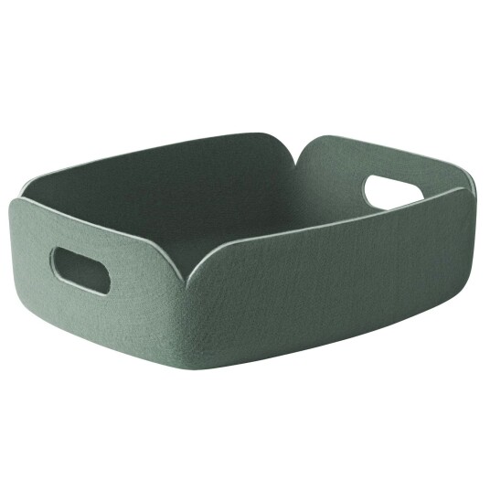 Muuto Restore oppbevaringskurv liten dusty green (blekgrønn) Muuto Restore oppbevaringskurv liten dusty green (blekgrønn)