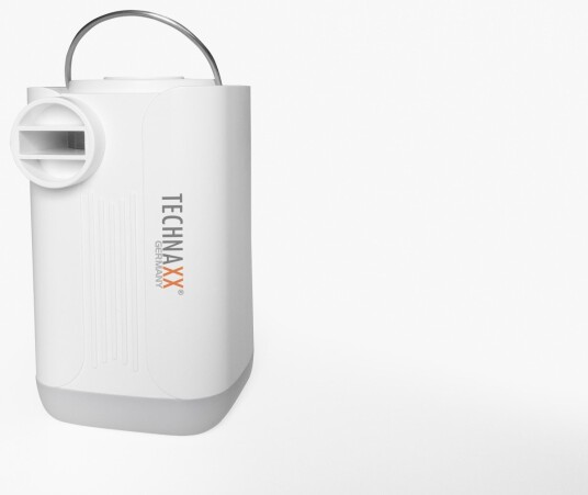 Technaxx Mini Batteridrevet Luftpumpe Pro TX 299 17W Hvit