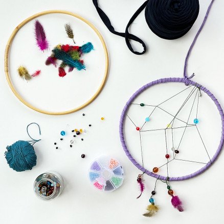 Lag din egen drømmefanger av Rito Krea Drømmefanger DIY Guide 5 stk Lag din egen drømmefanger av Rito Krea Drømmefanger DIY Guide 5 stk