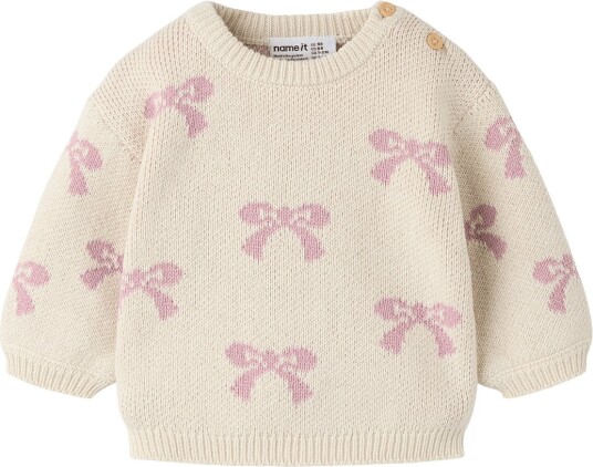 name it Nbfoana Ls Knit Box - BIRCH - 50