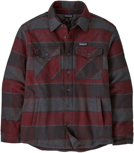Patagonia Men's Lw Insulated Fjord Flannel Shirt William: Ink Black S Patagonia Men's Lw Insulated Fjord Flannel Shirt William: Ink Black S