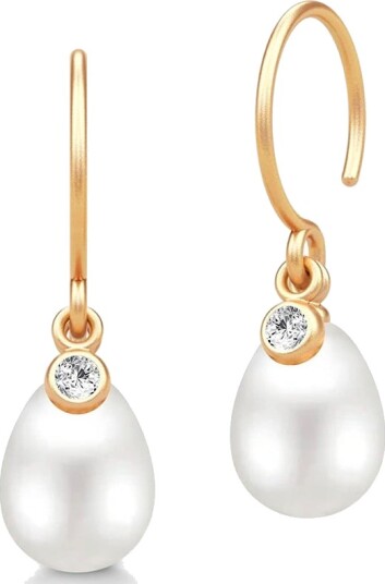 Julie Sandlau June Earrings   White   ONE SIZE